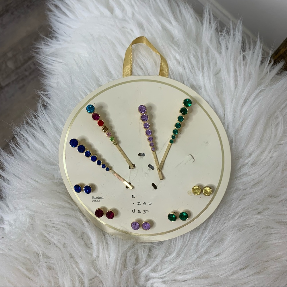 A New Day Earring & Bobby Pin Set